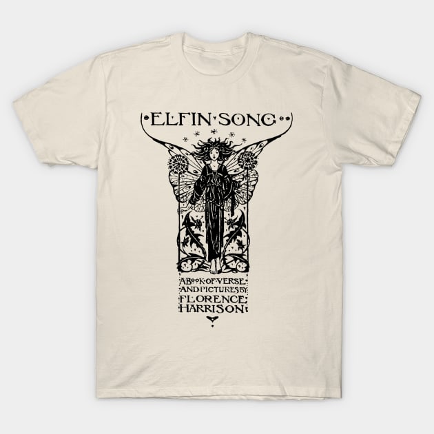 Elfin Song - vintage illustration by Florence Harrison T-Shirt by AltrusianGrace